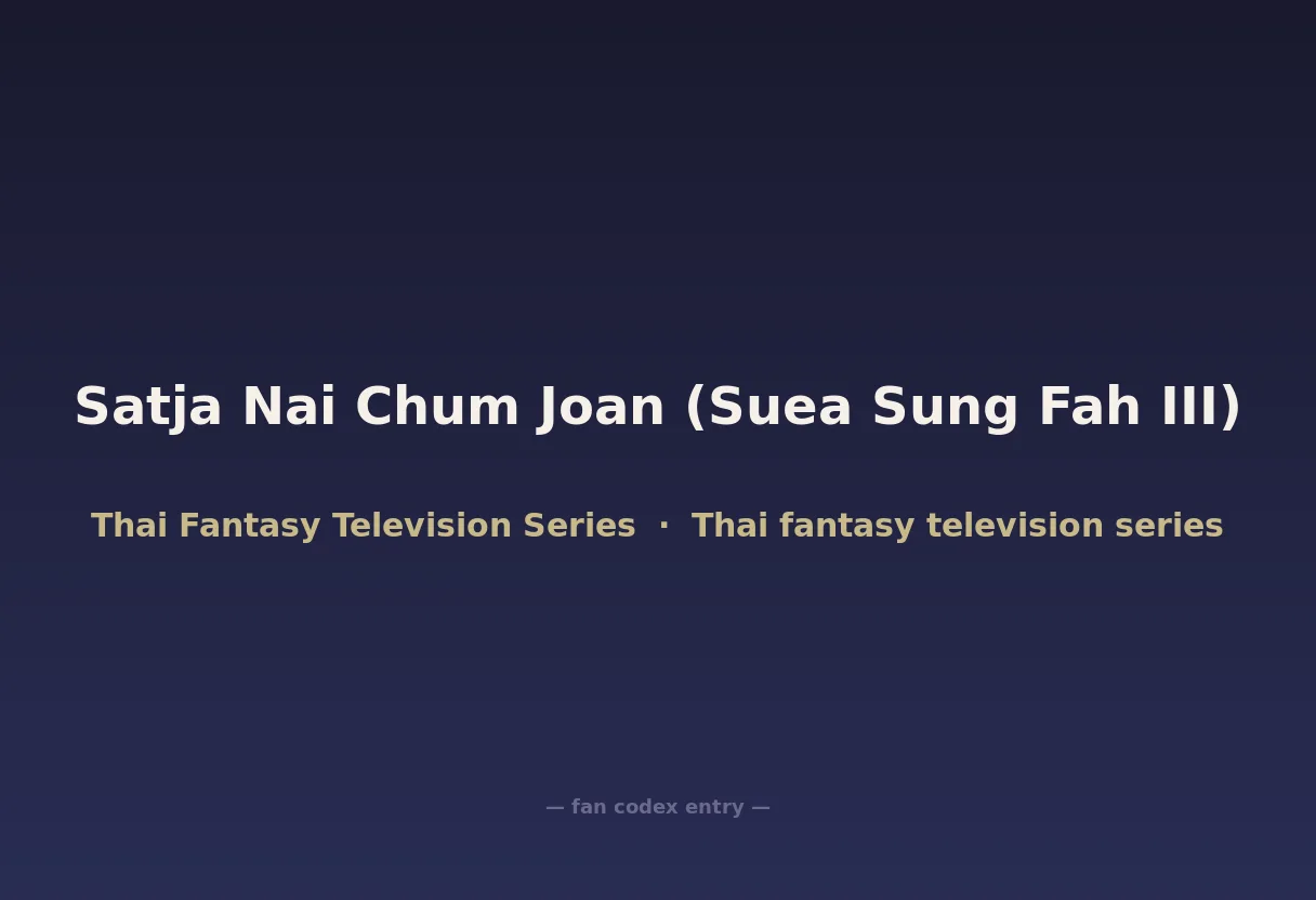 Satja Nai Chum Joan (Suea Sung Fah III)